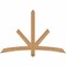 Ekena Millwork Alberta Smooth Timber Gable Bracket, Western Red Cedar, 60"W x 40"H x 3 1/2"D x 3 1/2"F, 16/12 Pitch GBW060X40X0404ALB00SWR - alternate 1